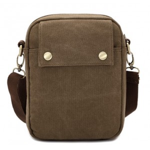 khaki unusual messenger bag