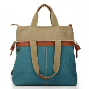 blue trendy tote bag