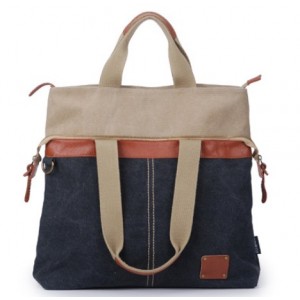 black trendy tote bag