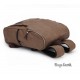Coffee Men's Canvas Backpack