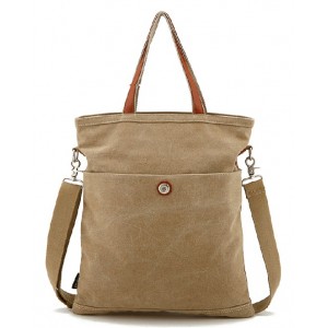khaki Cool messenger bag for school