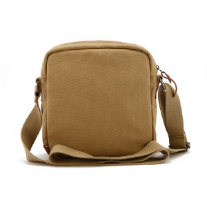 khaki Canvas book school bag