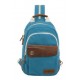 blue Canvas rucksack for women