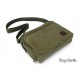 Green Canvas Messenger Bag