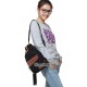 black Canvas rucksack for women