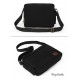 Black Ipad Canvas Satchel