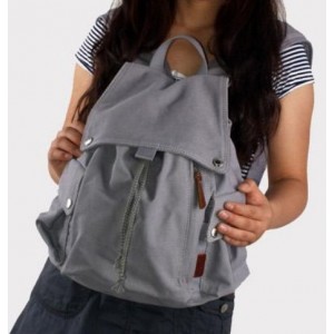 grey backpack for college