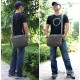 Army Green Canvas Messenger Bag For Men