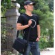 Men's Black Classics Ipad Canvas Satchel