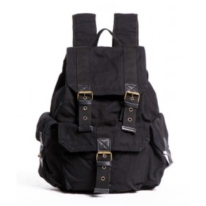 black backpack for travel