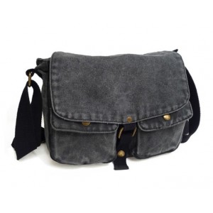 grey student messenger bag