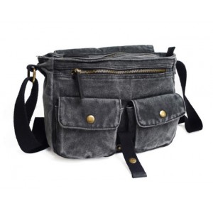 grey messenger bag