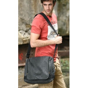 grey travel document bag