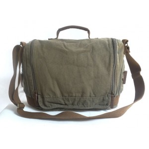 army green Travel messenger bag