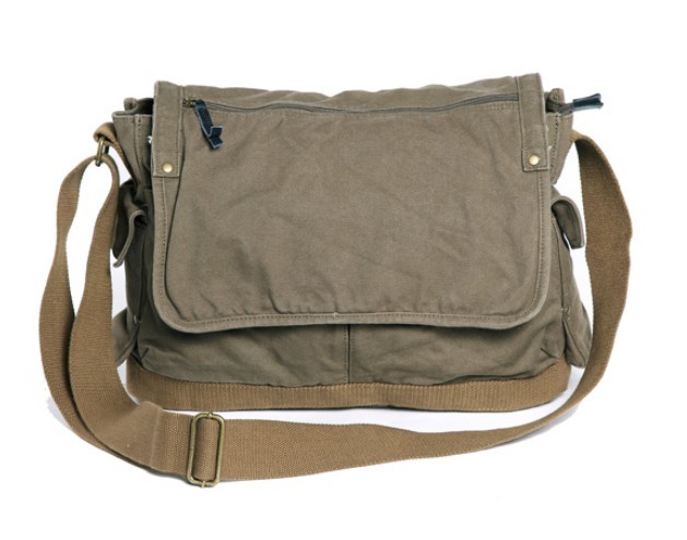 Travel messenger bag, canvas sales bag - BagsEarth