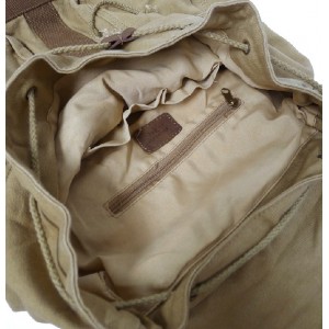 khaki backpack for college