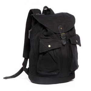 black backpack for college