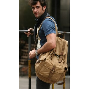 khaki Backpack for men