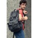 grey backpack for school