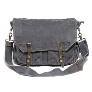 grey messenger bag