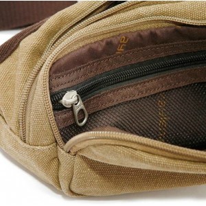 khaki waist pack for men