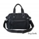 Black Canvas Messenger Bag