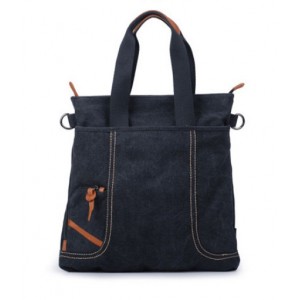 black travel messenger bag for women