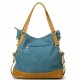 blue Womens travel tote bag