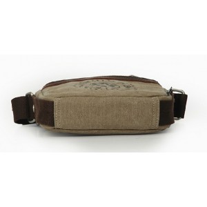 khaki travel shoulder bag for women