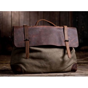 Shoulder bag men, school chic satchel