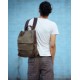 mens Cotton canvas backpack