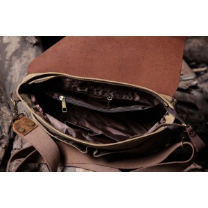 khaki promotional messenger bag