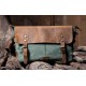 green Retro messenger bag