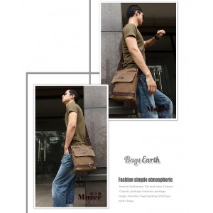 mens canvas shoulder bags uk