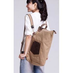 womens vintage canvas backpack