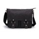 Black Mens Canvas Satchel Bags