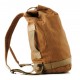 Vintage canvas backpack for men