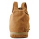 yellow Vintage canvas backpack for men