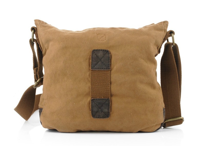 Small messenger bags for men, small canvas messenger bag - BagsEarth