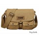 Khaki Canvas Shoulder Bags