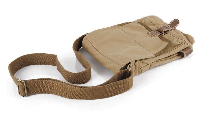 small canvas shoulder bag