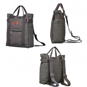 grey messenger backpack