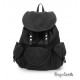 Black Canvas Backpack For Women