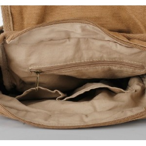 khaki Men messenger bag