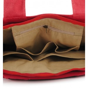 red canvas handbags purses