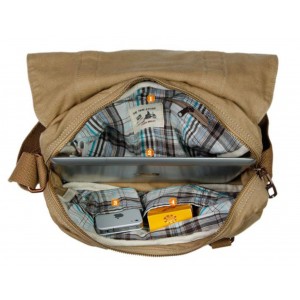 canvas messenger bag