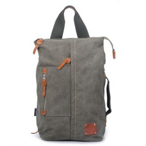 army green school chic backpack