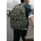 Army Green Canvas Computer Backpack For Men