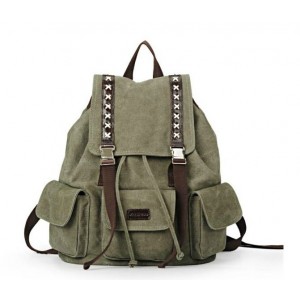 Vintage canvas backpacks for men, unique backpack