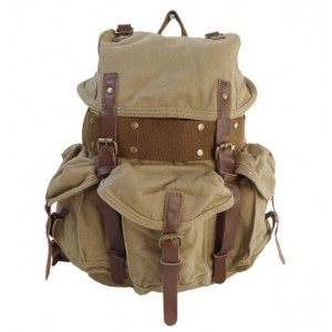 Rucksack backpack, recycled travel pack